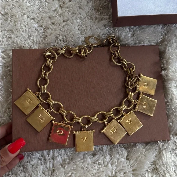 C. Wonder Vintage Nautical Flag Statement Necklace